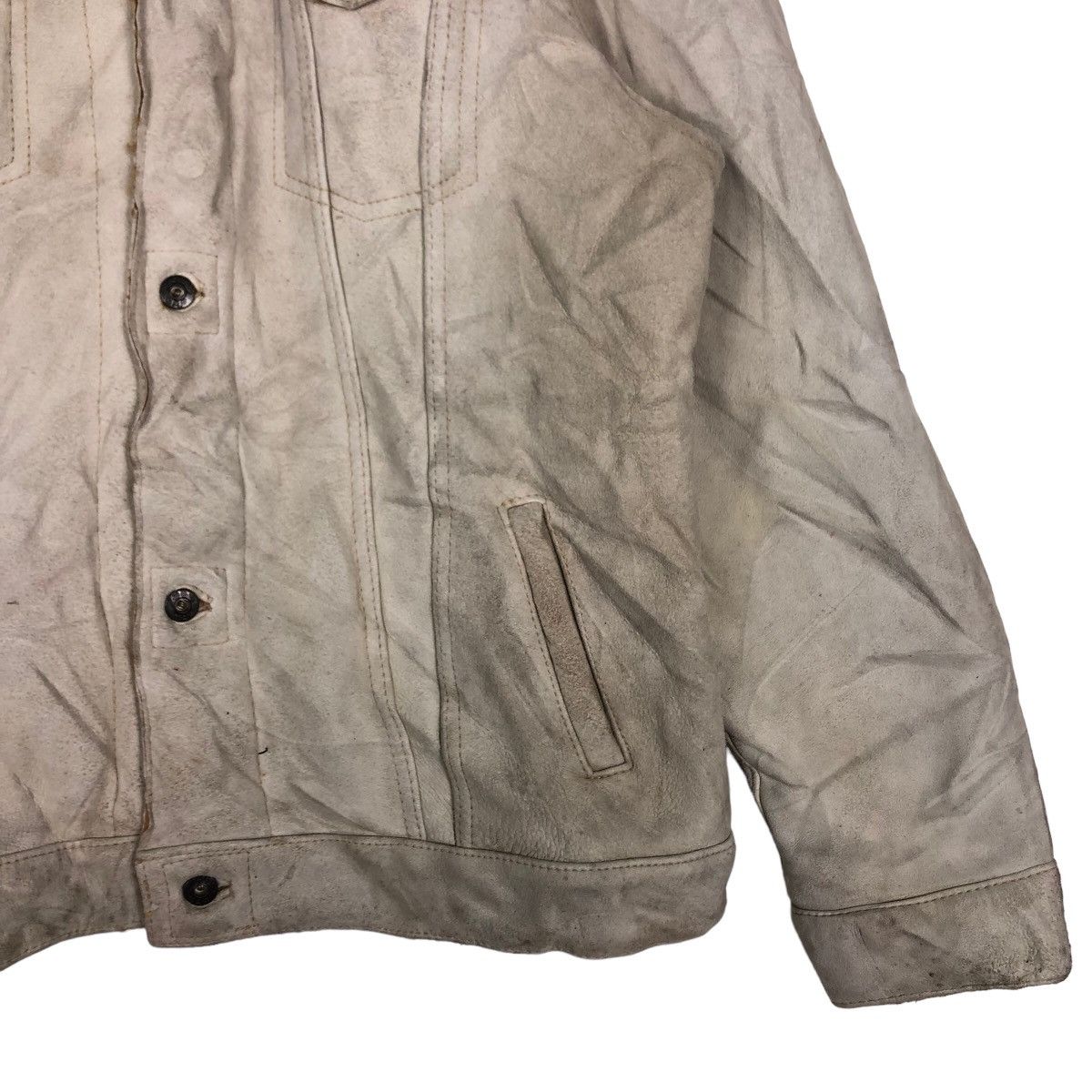 Japanese Brand 🔥Vtg Shearling Genuine Leather Jacket Gap 1969 Issey Miyake Size US XL / EU 56 / 4 - 5 Thumbnail