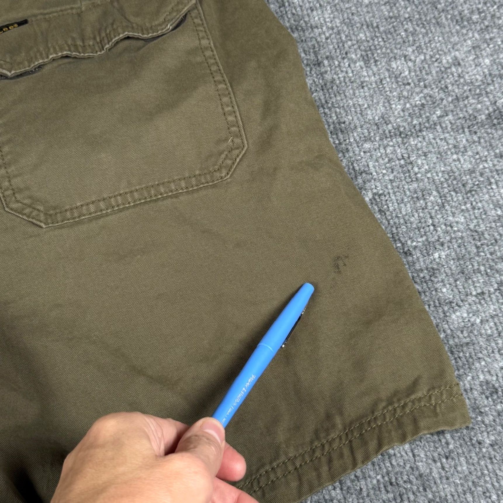 Lee Lee Cargo Shorts Men Size 36 Khaki Utility Pockets Casual Outdoor Summer Hiking Size US 36 / EU 52 - 4 Thumbnail