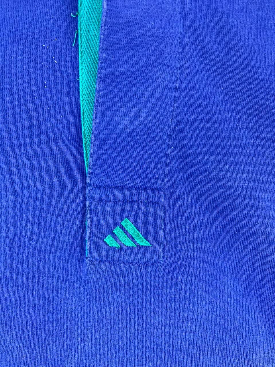 Adidas Adidas Equipment Polo Shirt 90s Blue Vintage Trefoil Size L Size US L / EU 52-54 / 3 - 4 Thumbnail