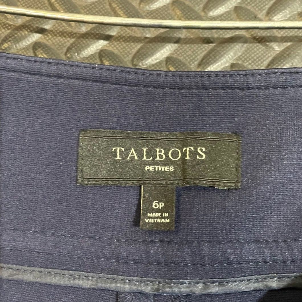 Talbots Talbots Navy Blue Flare Wide Leg High Rise Pull On Pants Women 6P Career Womens Petite Size 6P Wide Leg Pants Blue Talbots Career Women 6P Size 28" / US 6 / IT 42 - 3 Thumbnail