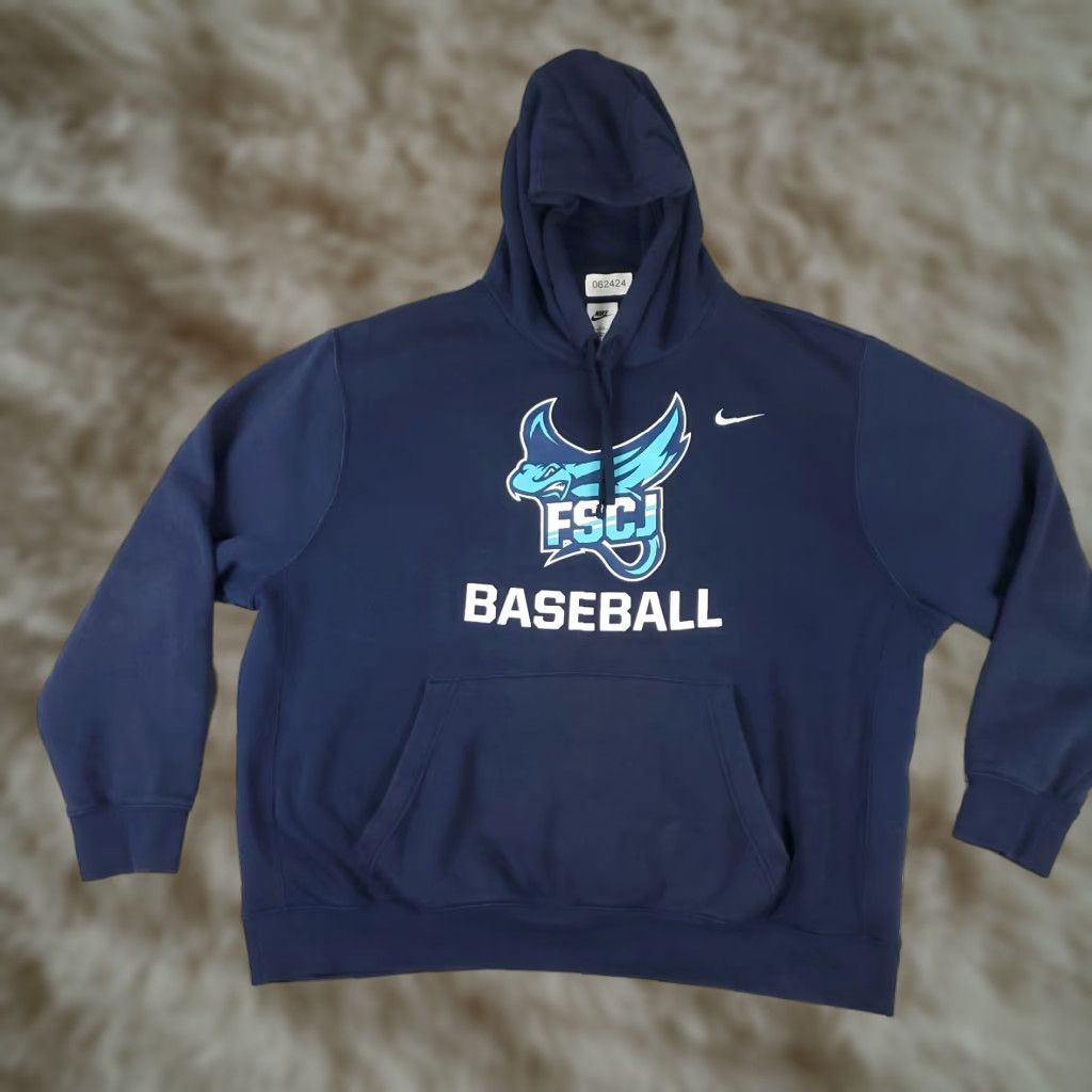Nike Nike Hoodie Pullover Sweatshirt Mens Size 2XL Blue Swoosh Logo Sweatshirt Hoodie Nike Pullover Mens Size 2XL Blue Swoosh Logo Sweatshirt Size US XXL / EU 58 / 5 - 1 Thumbnail