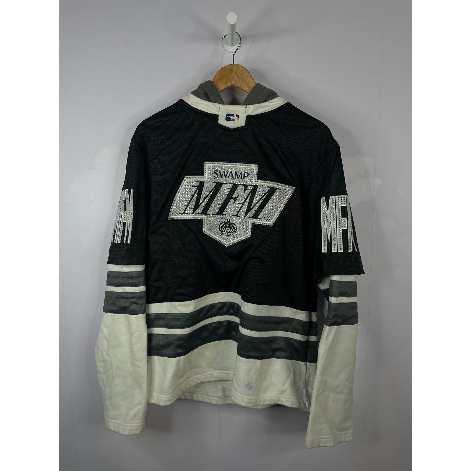 Swamp Studded Black Grey Jersey