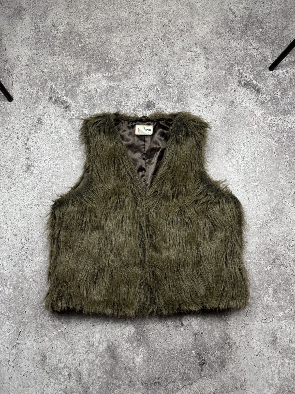 Japanese Brand Vintage Fur Cropper Vest Y2K Hysteric Glamour Grunge 90s Size US S / EU 44-46 / 1 - 1 Thumbnail