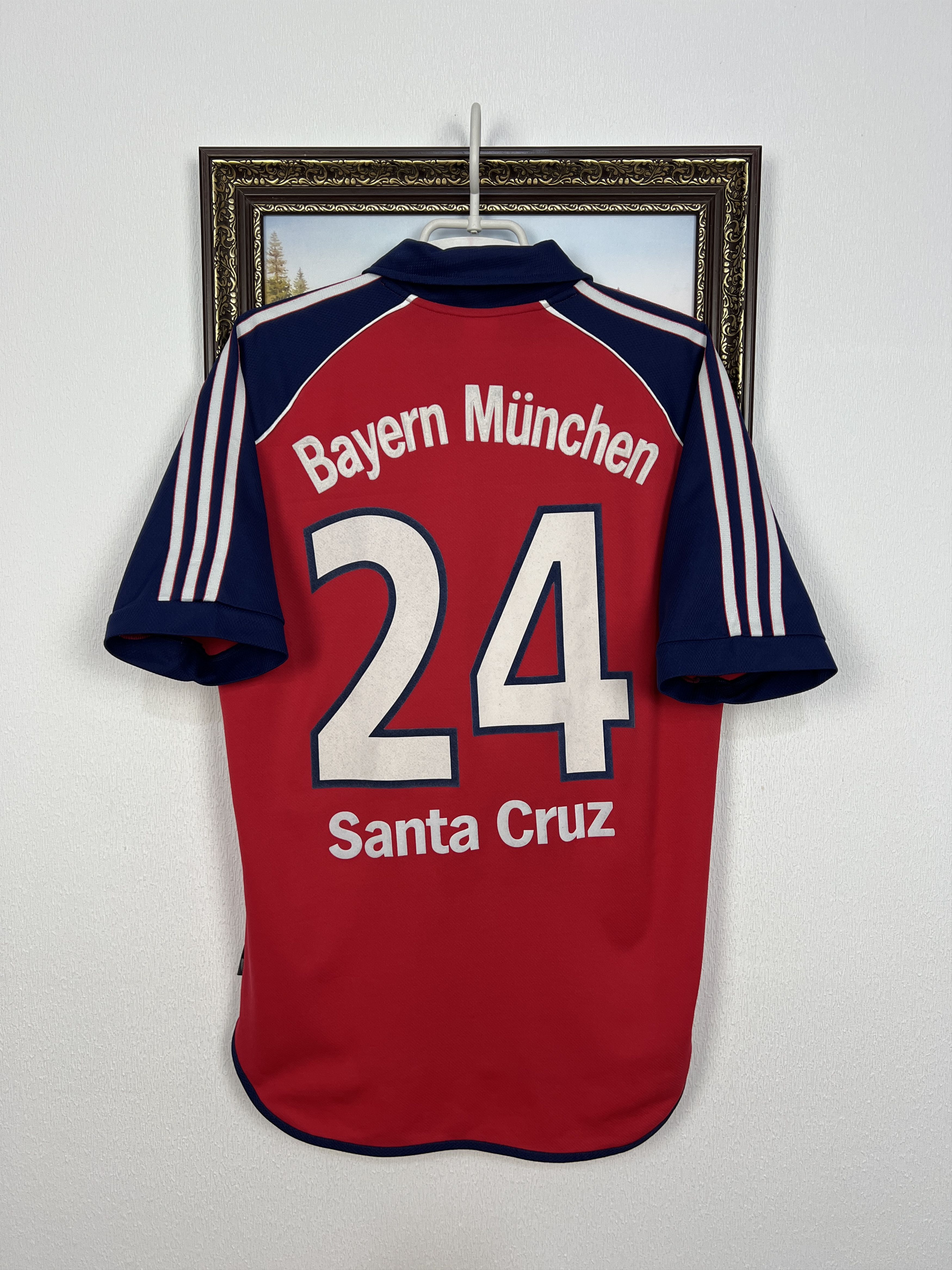 Adidas Bayern Munich Home football shirt 1999 #24 Santa Cruz Adidas Size US S / EU 44-46 / 1 - 1 Thumbnail
