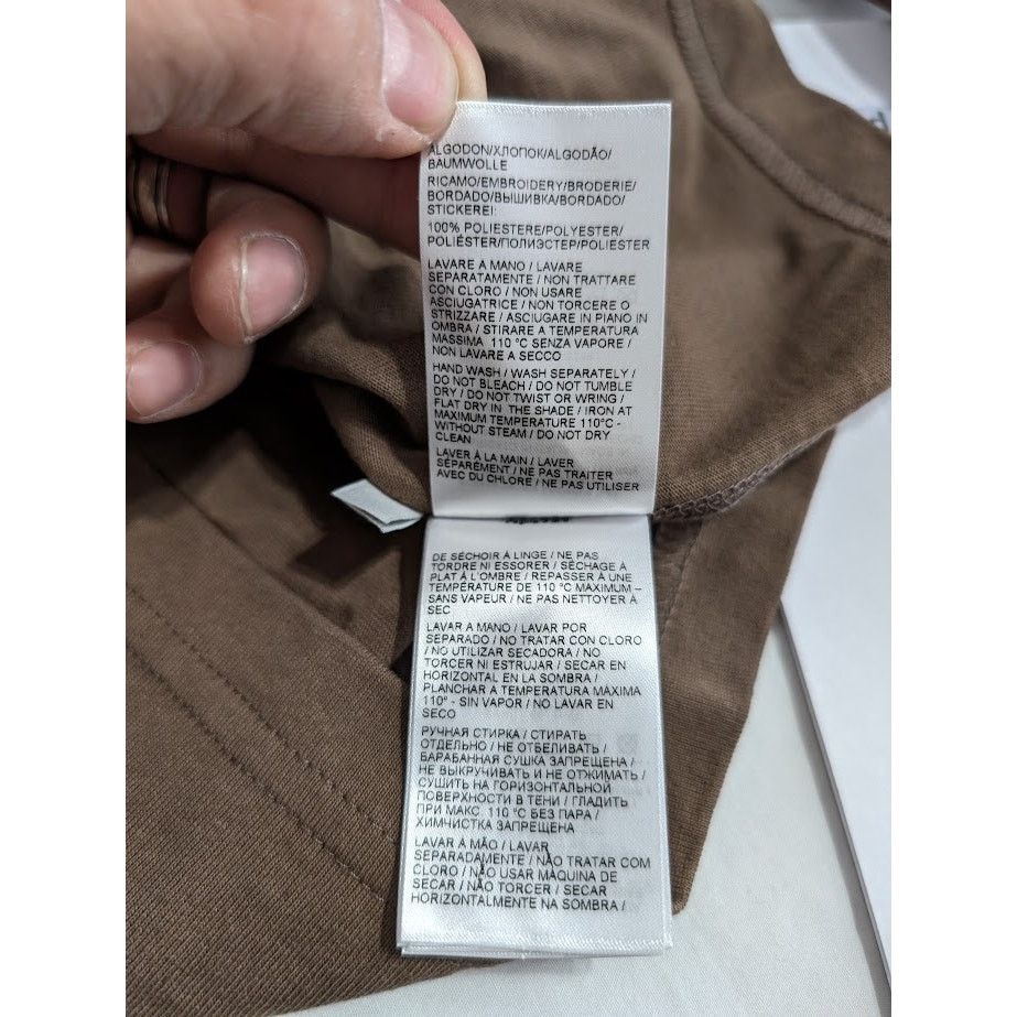 Bottega Veneta o1rshd1 Sunrise Light Cotton T-Shirt in Brown Size US L / EU 52-54 / 3 - 17 Thumbnail