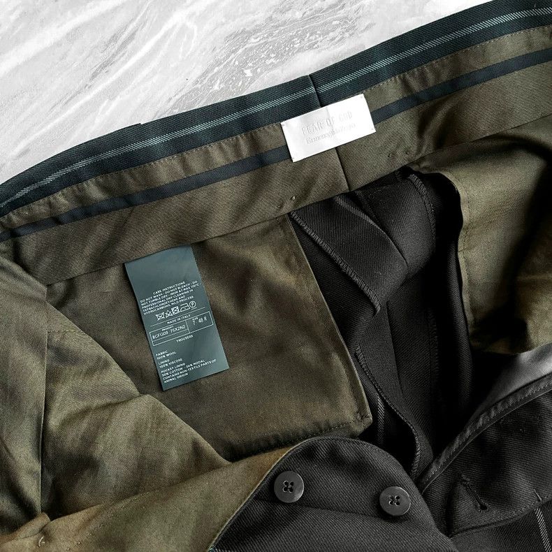 Fear of God Fear of God Black striped trousers Size US 32 / EU 48 - 8 Thumbnail