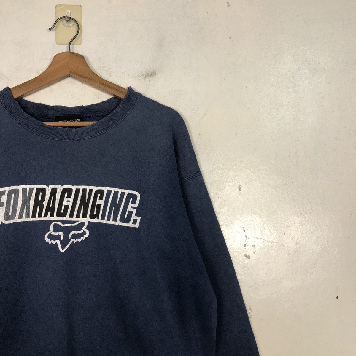 Fox Racing 📌Vintage Sweatshirt Fox Racing Big Logo Size US M / EU 48-50 / 2 - 8 Thumbnail