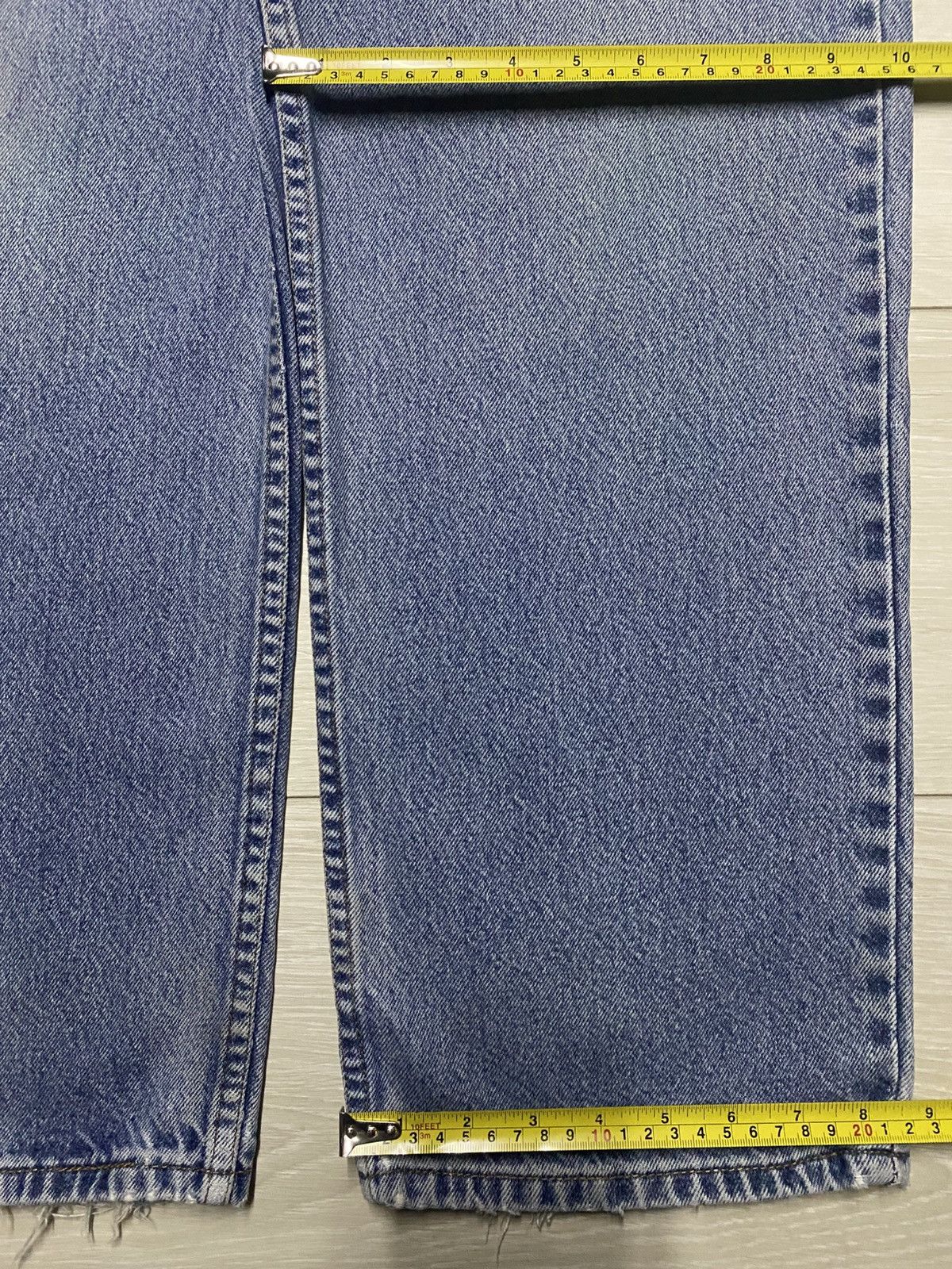 Levi's Vintage Levis Signature Faded Wash Distressed Loose Jeans Size US 34 / EU 50 - 16 Thumbnail