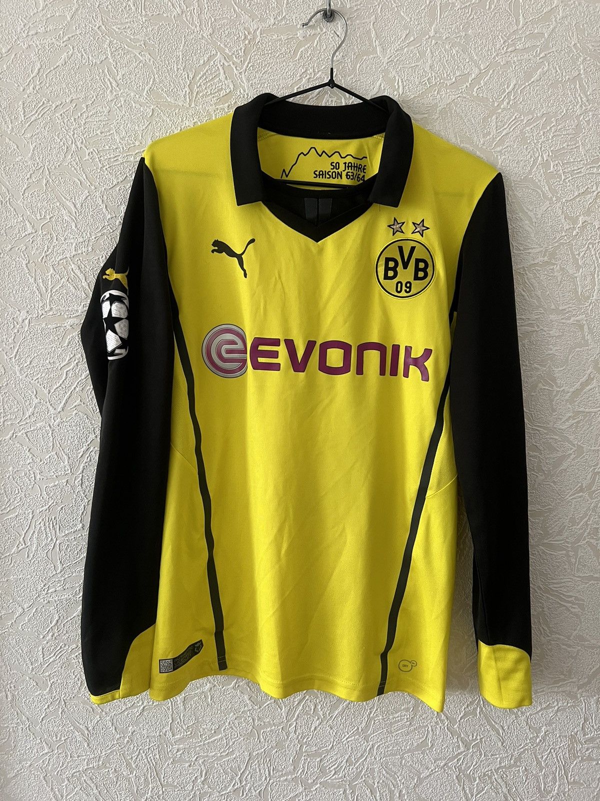 Puma BORUSSIA DORTMUND 2013 2014 HOME SHIRT JERSEY PUMA #14 JOJIC Size US S / EU 44-46 / 1 - 2 Thumbnail