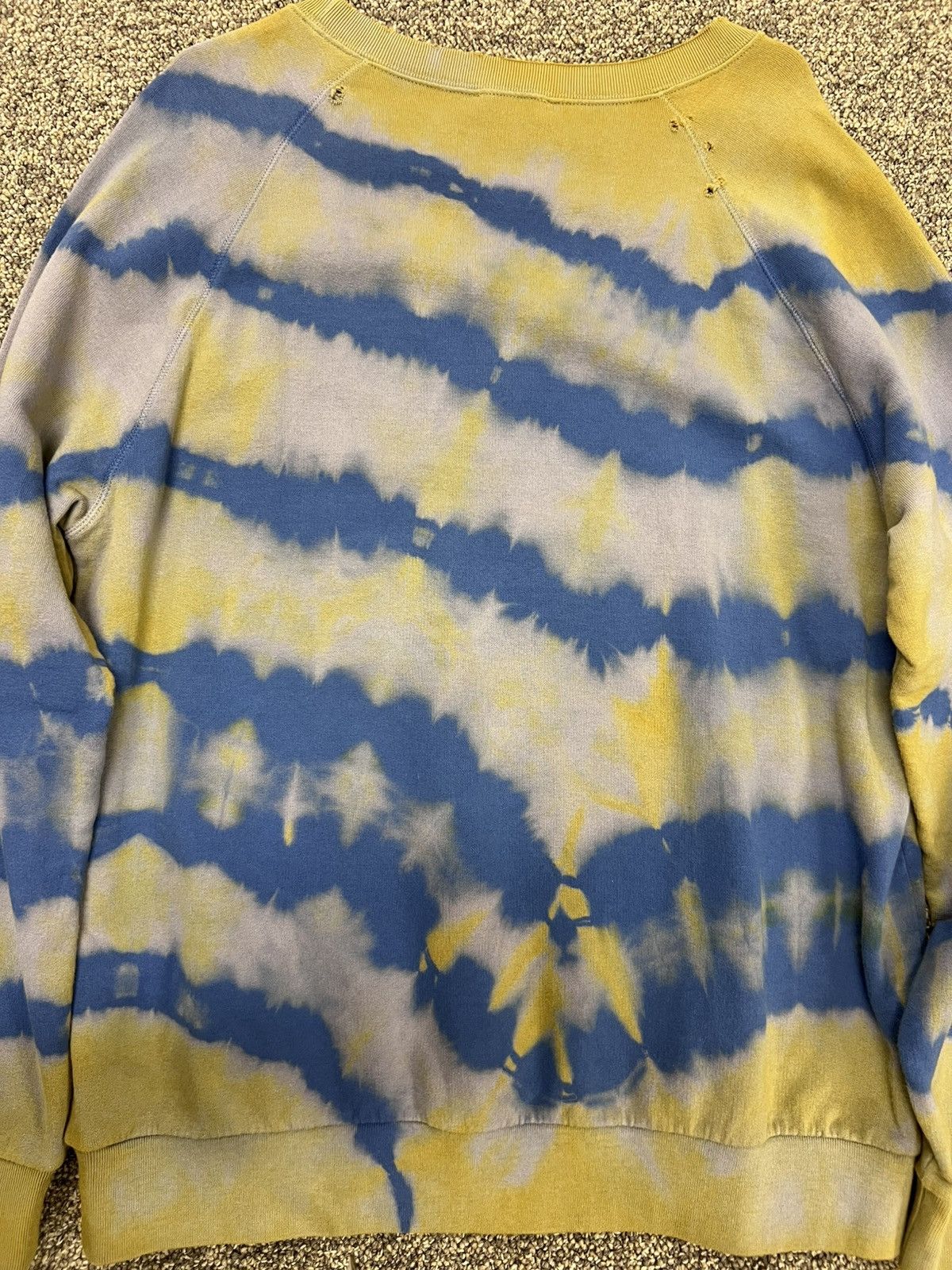 Saint Laurent Paris Saint Laurent tie dye crewneck Size US L / EU 52-54 / 3 - 6 Thumbnail