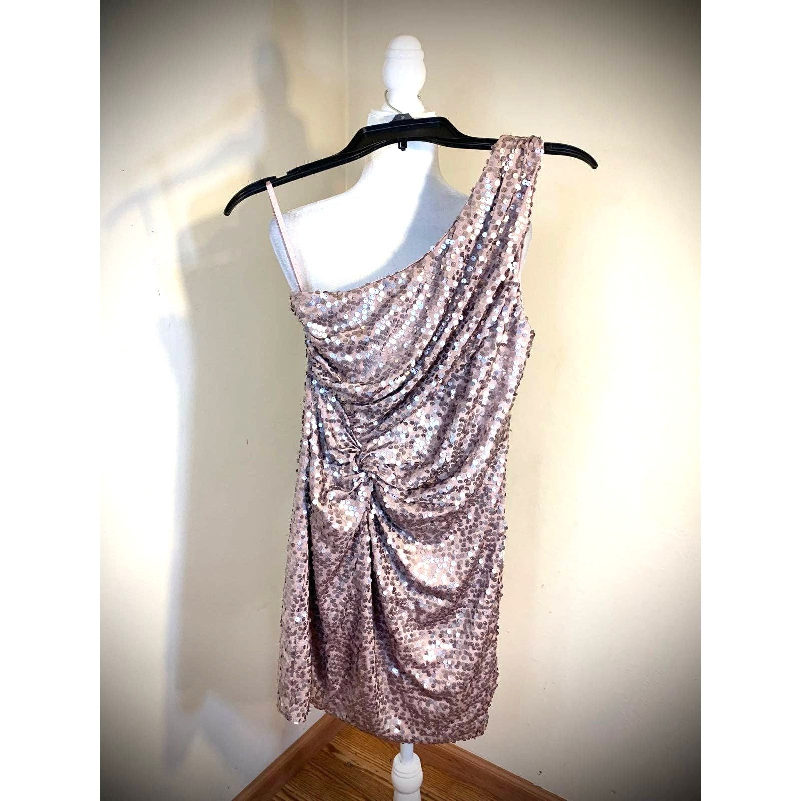 Other Women One shoulder sequin mini dress size S Size S / US 4 / IT 40 - 1 Thumbnail