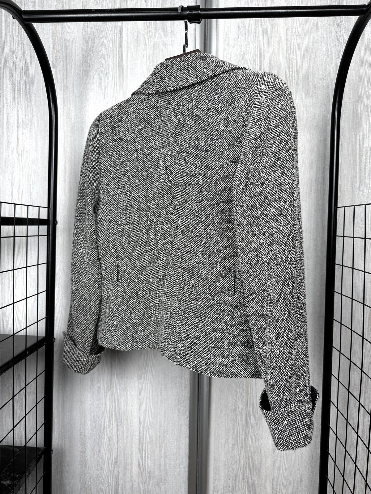 Max Mara Max Mara main line wool blend tweed short blazer jacket Size XL / US 12-14 / IT 48-50 - 7 Thumbnail