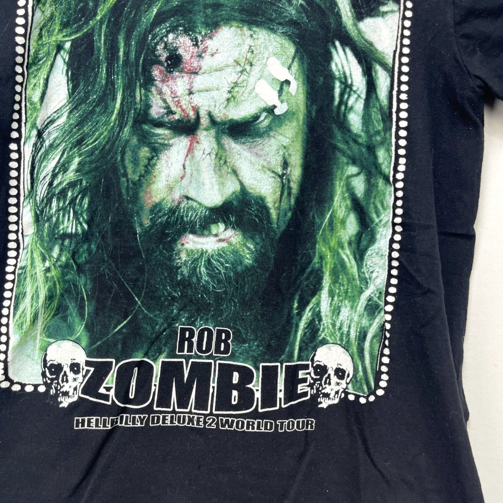 Vintage VINTAGE Y2K Rob Zombie Hellbilly Deluxe 2 T-Shirt XS Mens Black Size US XS / EU 42 / 0 - 3 Thumbnail