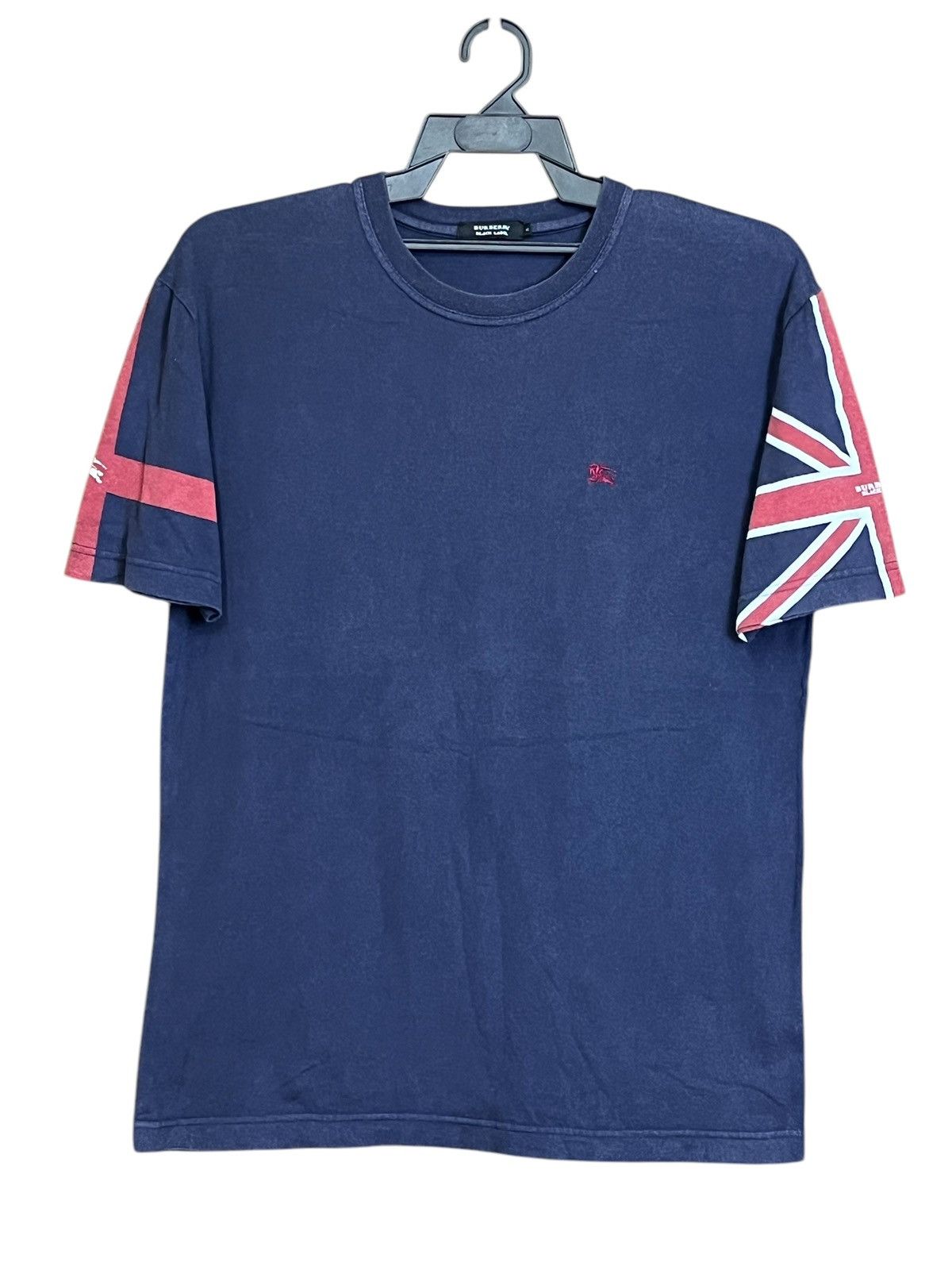 Burberry BURBERRY BLACK LABEL union jack flag tee shirts Size US M / EU 48-50 / 2 - 1 Thumbnail