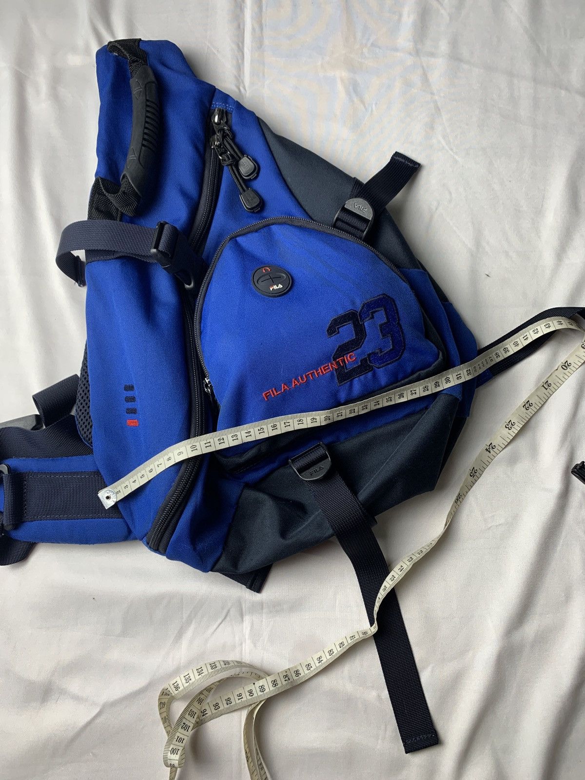 Fila 2004 Fila Italy Multipocketed Outdoor Utility Side Backpack Size ONE SIZE - 13 Thumbnail