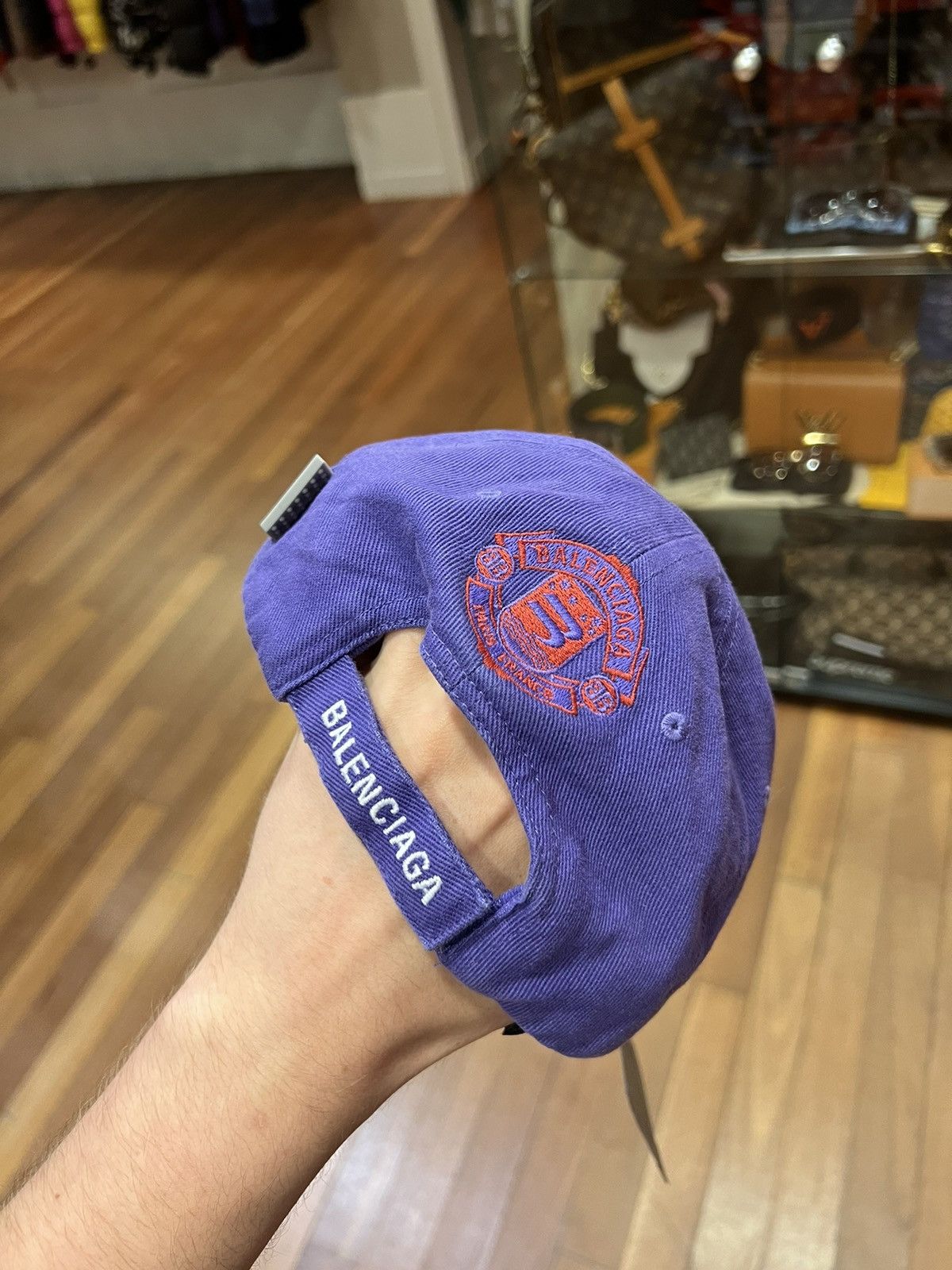 Balenciaga Balenciaga unity logo cap purple Size ONE SIZE - 4 Thumbnail