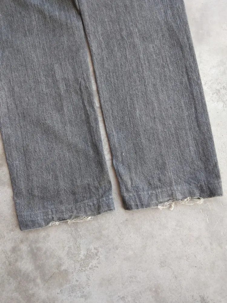 Japanese Brand Vintage Edwin Distressed Jeans 34x30 Size US 34 / EU 50 - 4 Thumbnail