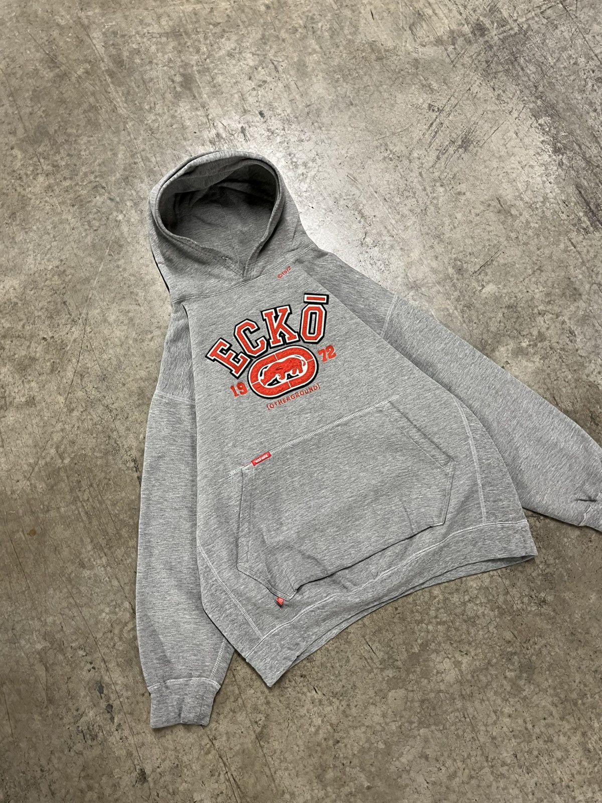 Ecko Unltd. Ecko utld y2k spell out boxy fit hoodie heavy cotton rare Size US L / EU 52-54 / 3 - 1 Thumbnail