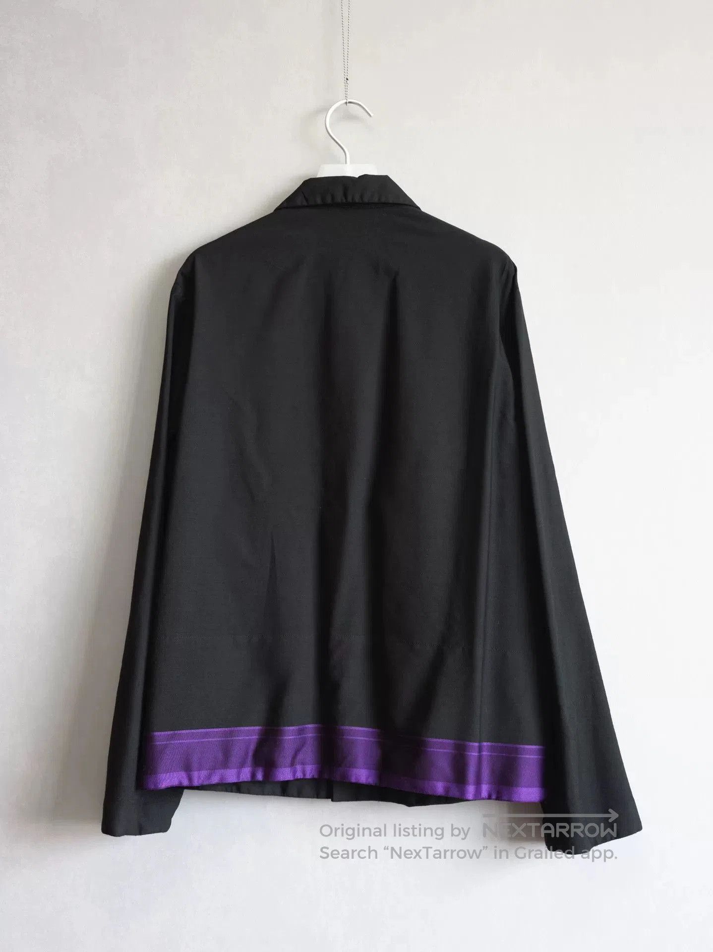 Yohji Yamamoto Yohji Yamamoto Silk Stripe Jacket. Size US L / EU 52-54 / 3 - 2 Thumbnail