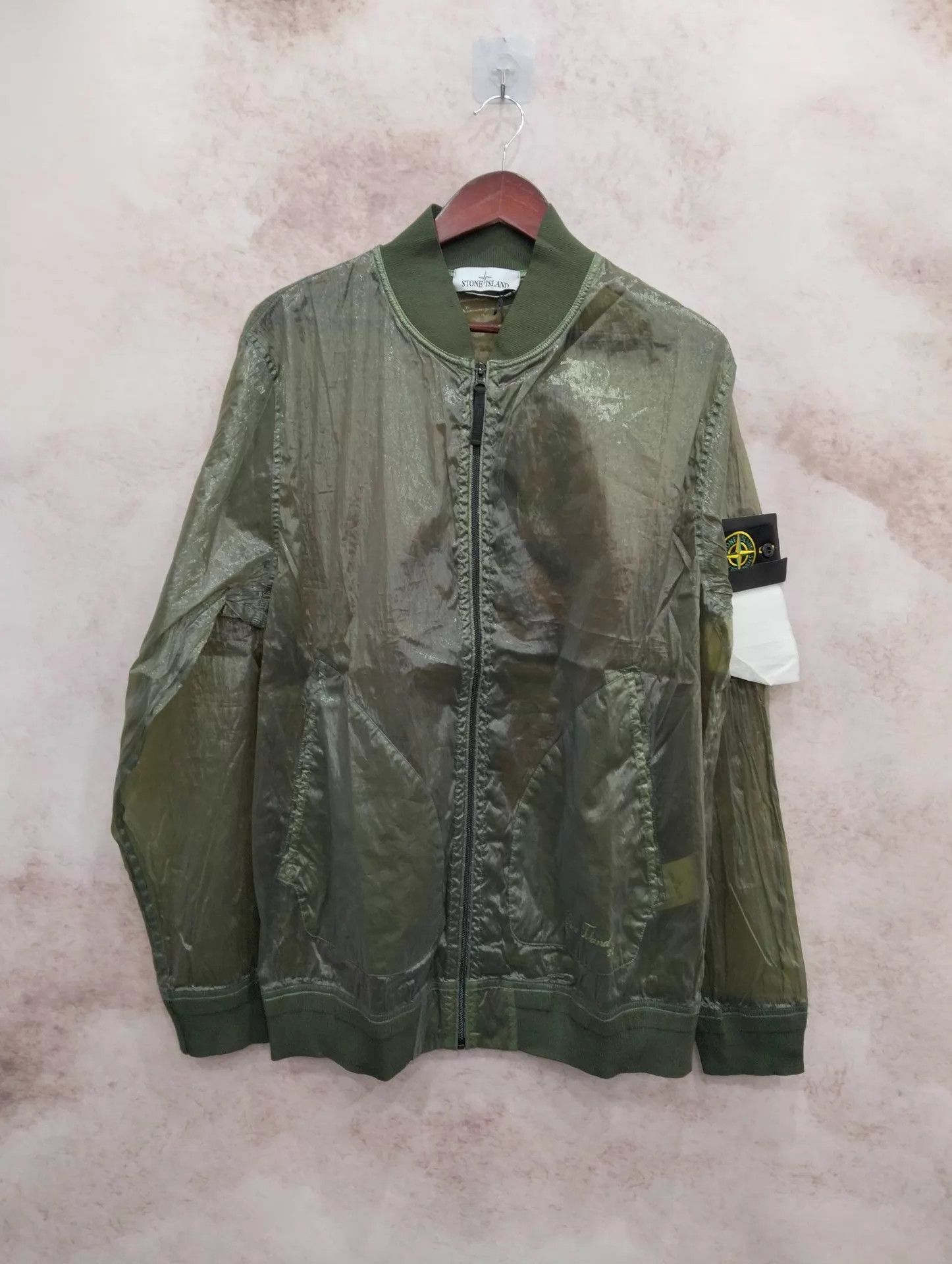 Stone Island STONE ISLAND Memorial Solid Metallic Numbered Zipper XL JKT Size US XL / EU 56 / 4 - 1 Thumbnail