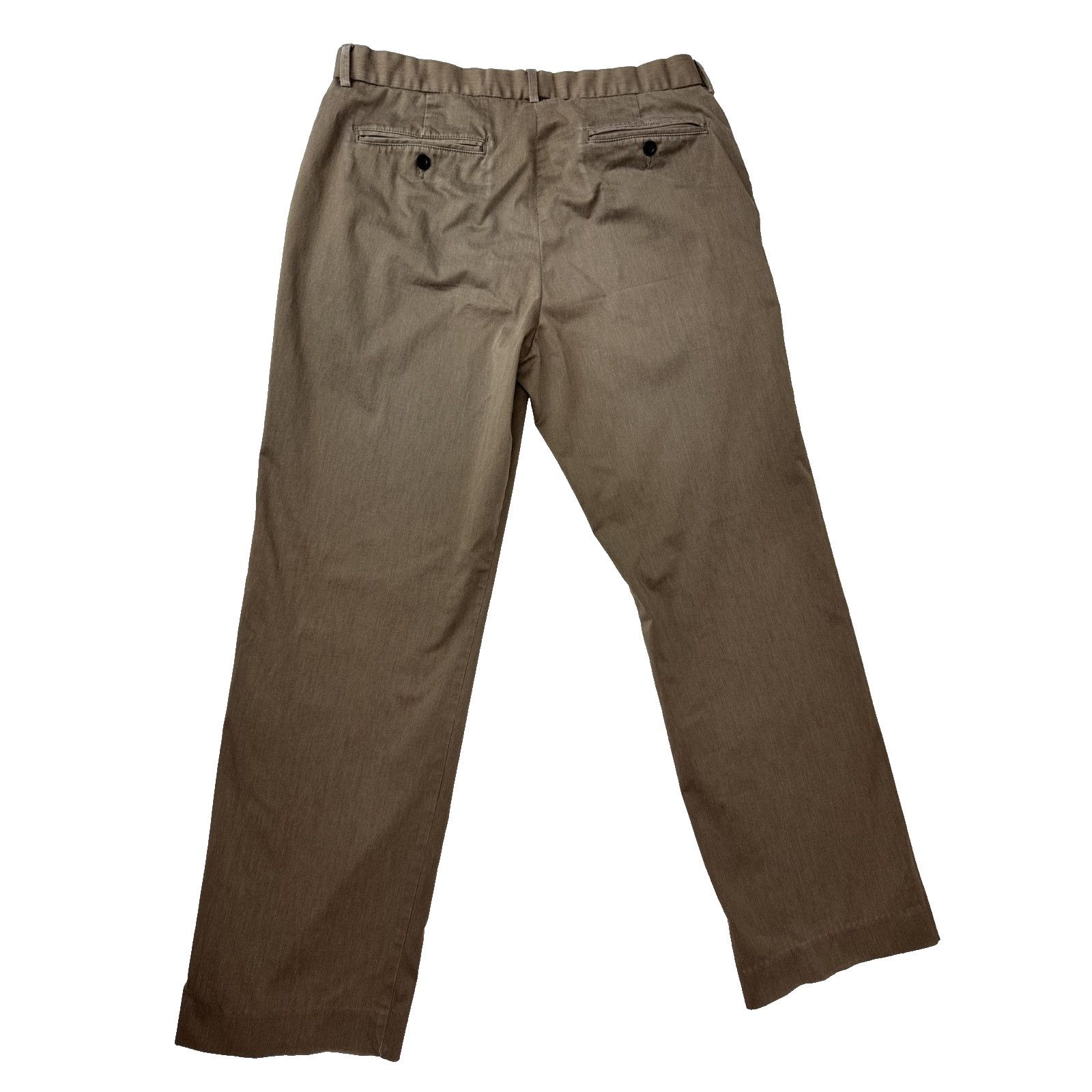 Gap GAP Men's Brown Straight Fit Pants Stretch Chinos 34 * 32 Size US 34 / EU 50 - 2 Thumbnail