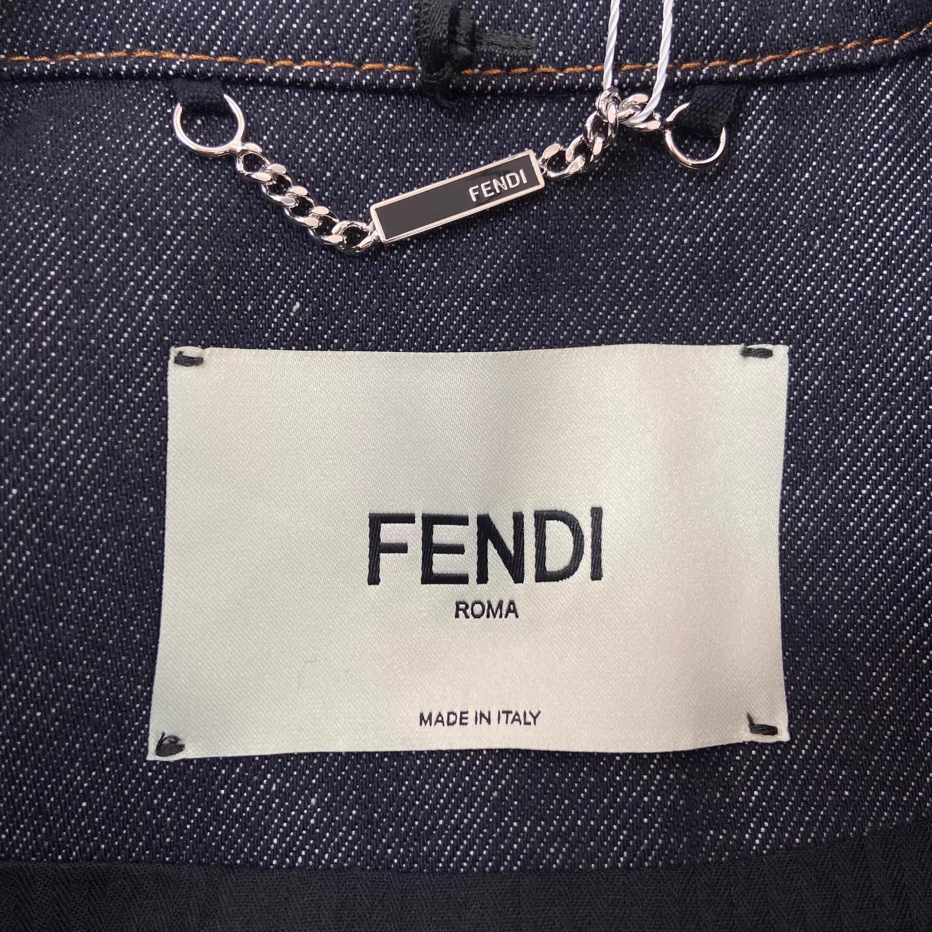 Fendi Fendi navy denim jacket 36 Size XS / US 0-2 / IT 36-38 - 7 Thumbnail