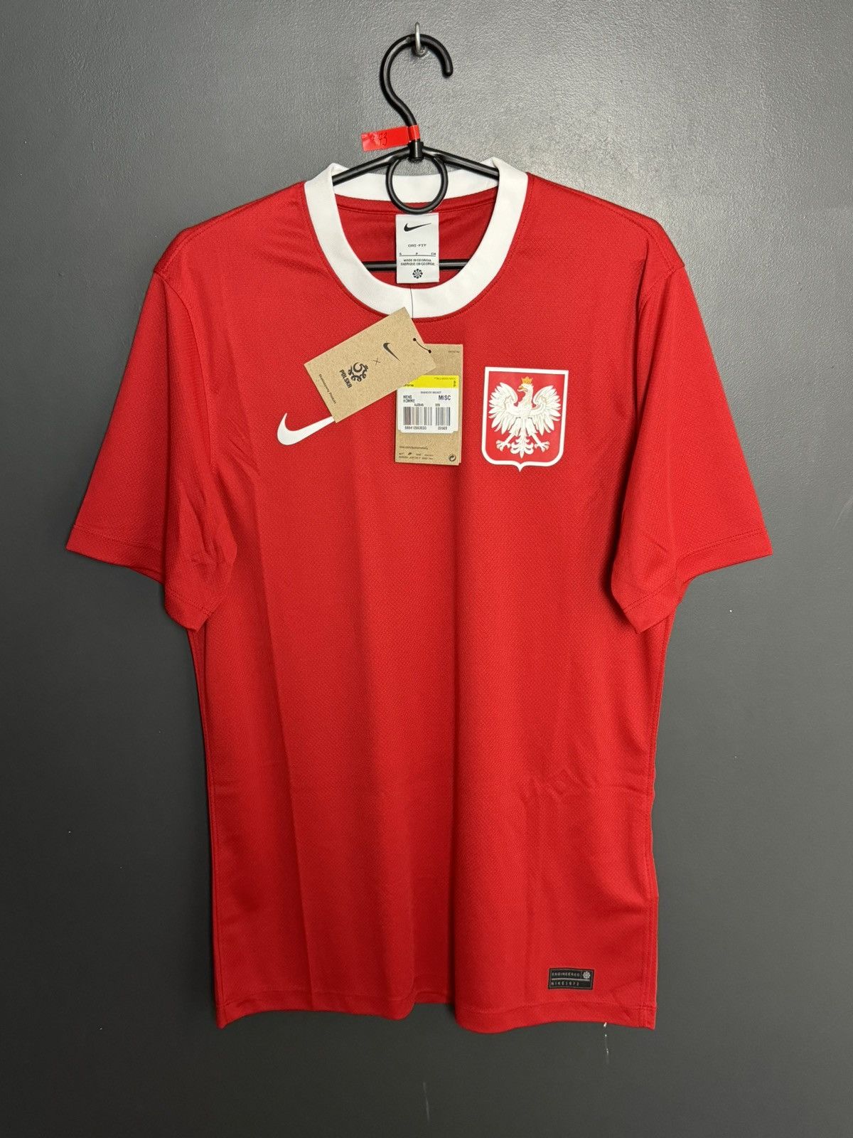 Nike New Poland National Team 22/23 Away Football Jersey T-Shirt Size US S / EU 44-46 / 1 - 1 Thumbnail