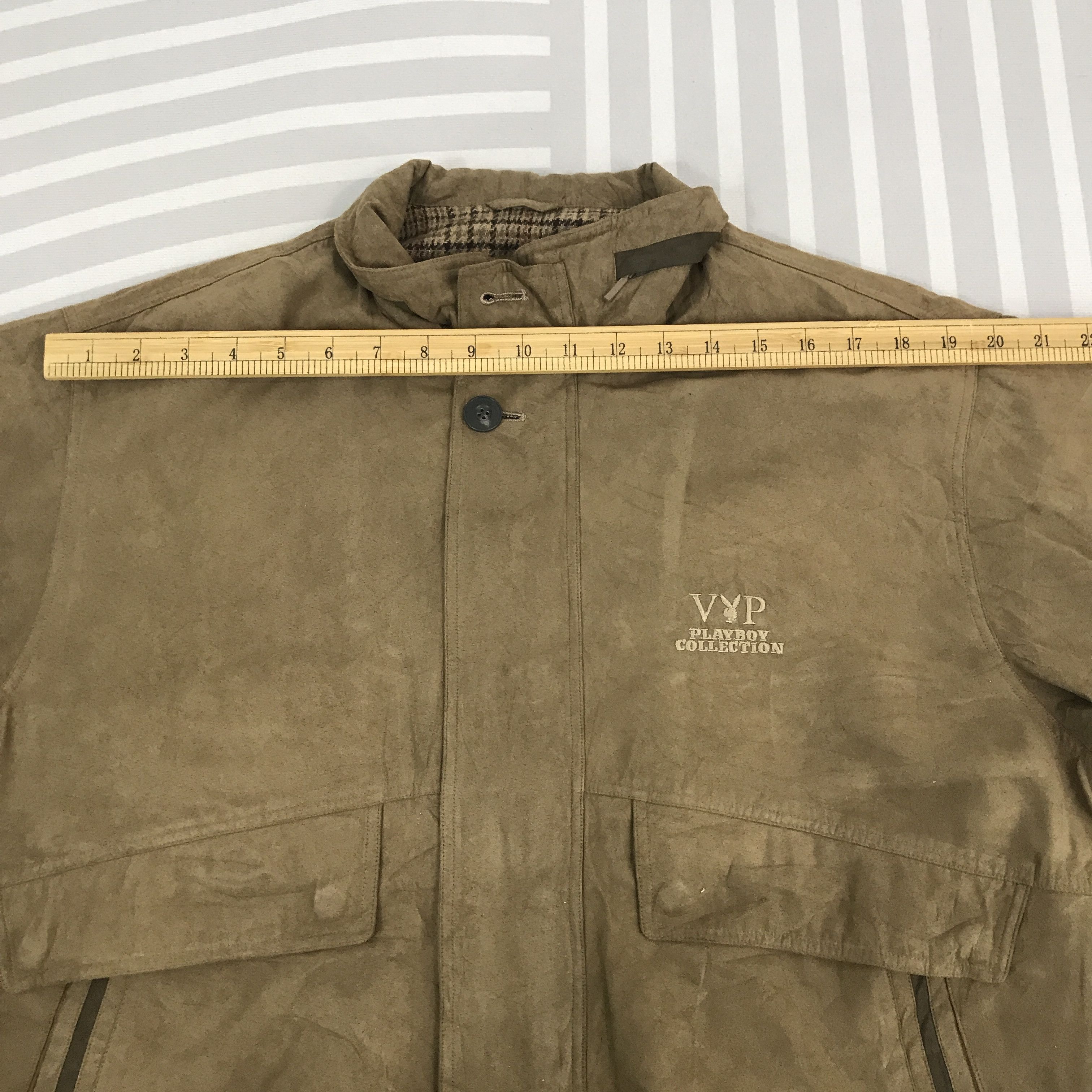 Playboy × Vintage Vintage Playboy Collection Bomber style Brown Jacket Size US M / EU 48-50 / 2 - 8 Thumbnail
