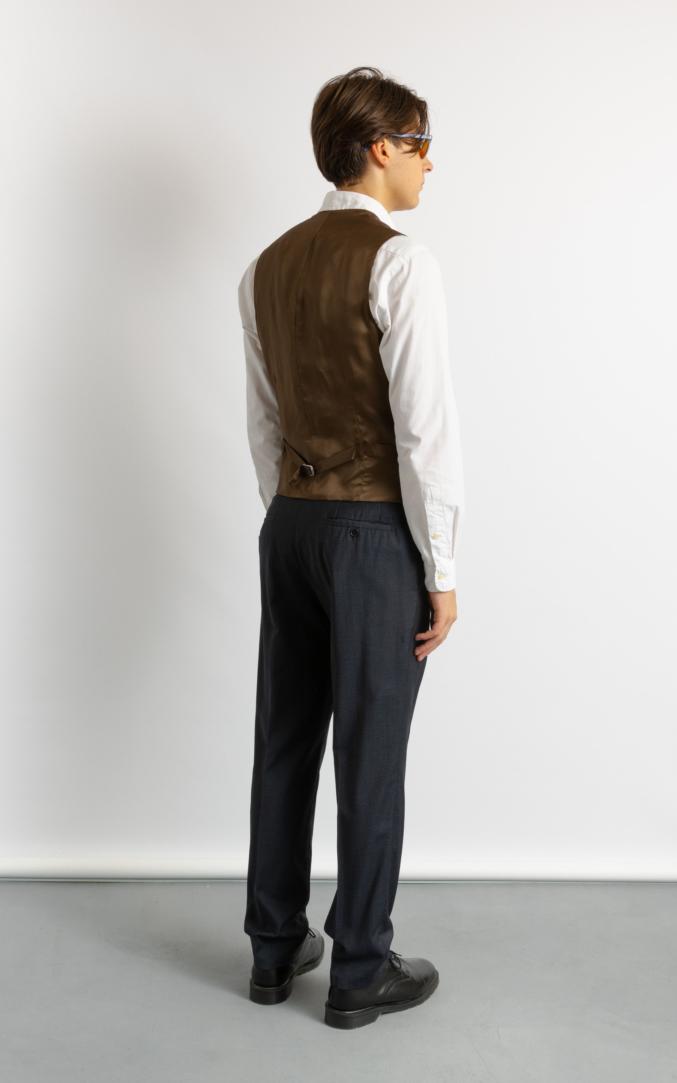 Hackett Hackett London 2 Piece Vest Blazer Suit 8720 Size 46R - 3 Thumbnail