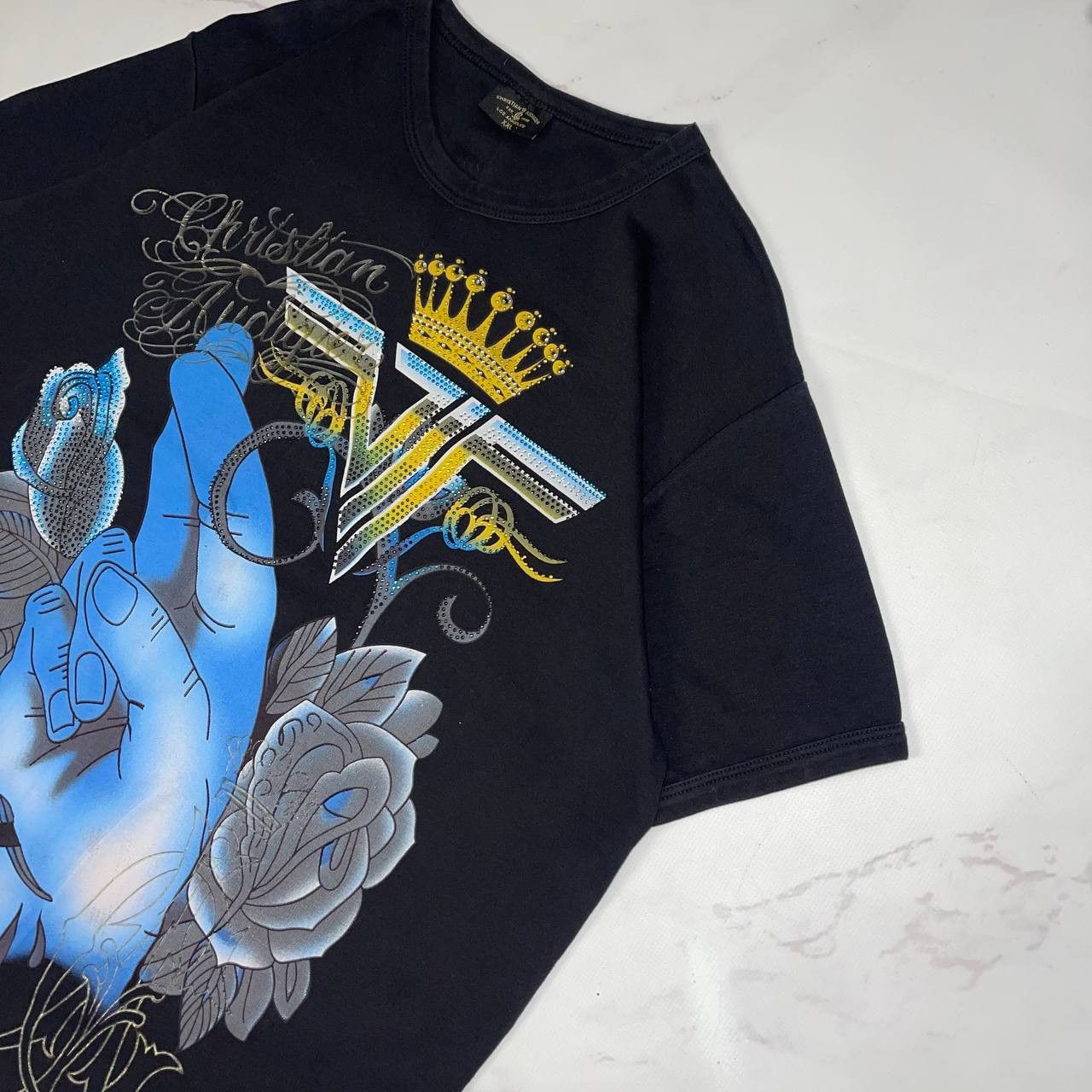 Christian Audigier Christian Audigier × Ed Hardy × Streetwear T-shirt Size XXL Size US XXL / EU 58 / 5 - 4 Thumbnail