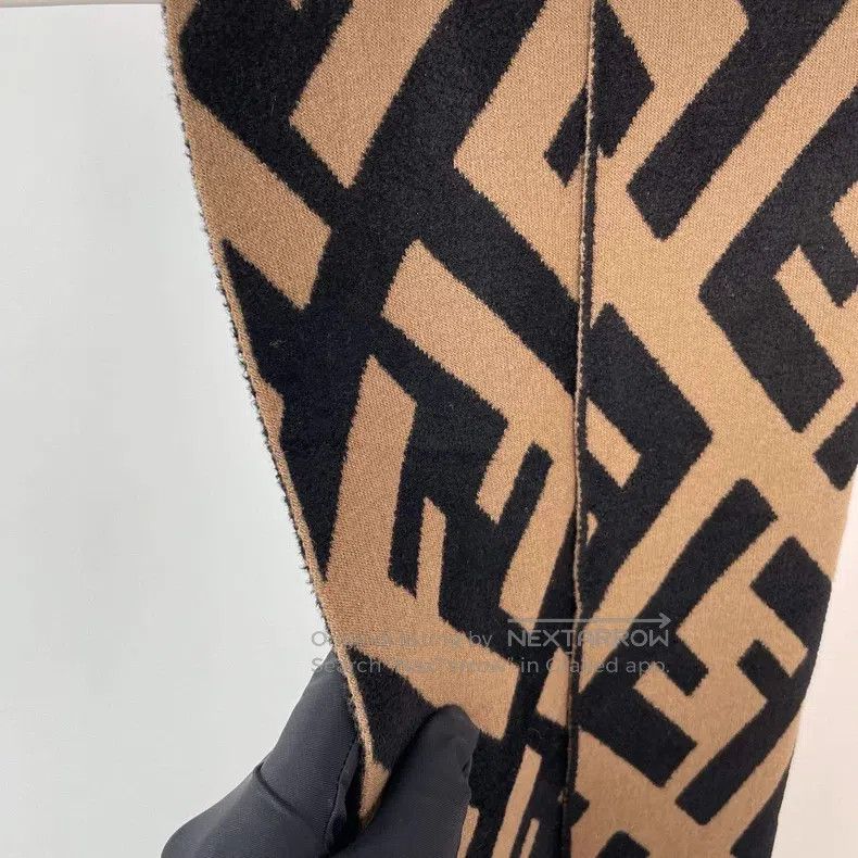 Fendi Fendi size 190*35cm Scarf with old flower pattern, 190*35 s Size ONE SIZE - 4 Thumbnail