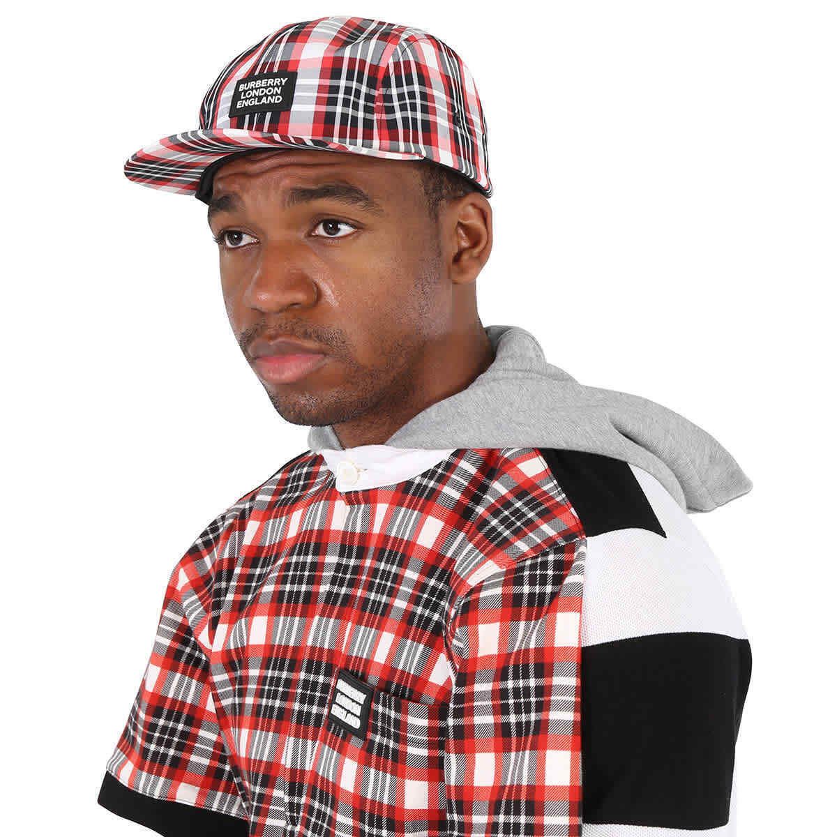 Burberry New Burberry Logo Tartan Baseball Cap Men Size M Size ONE SIZE - 5 Thumbnail