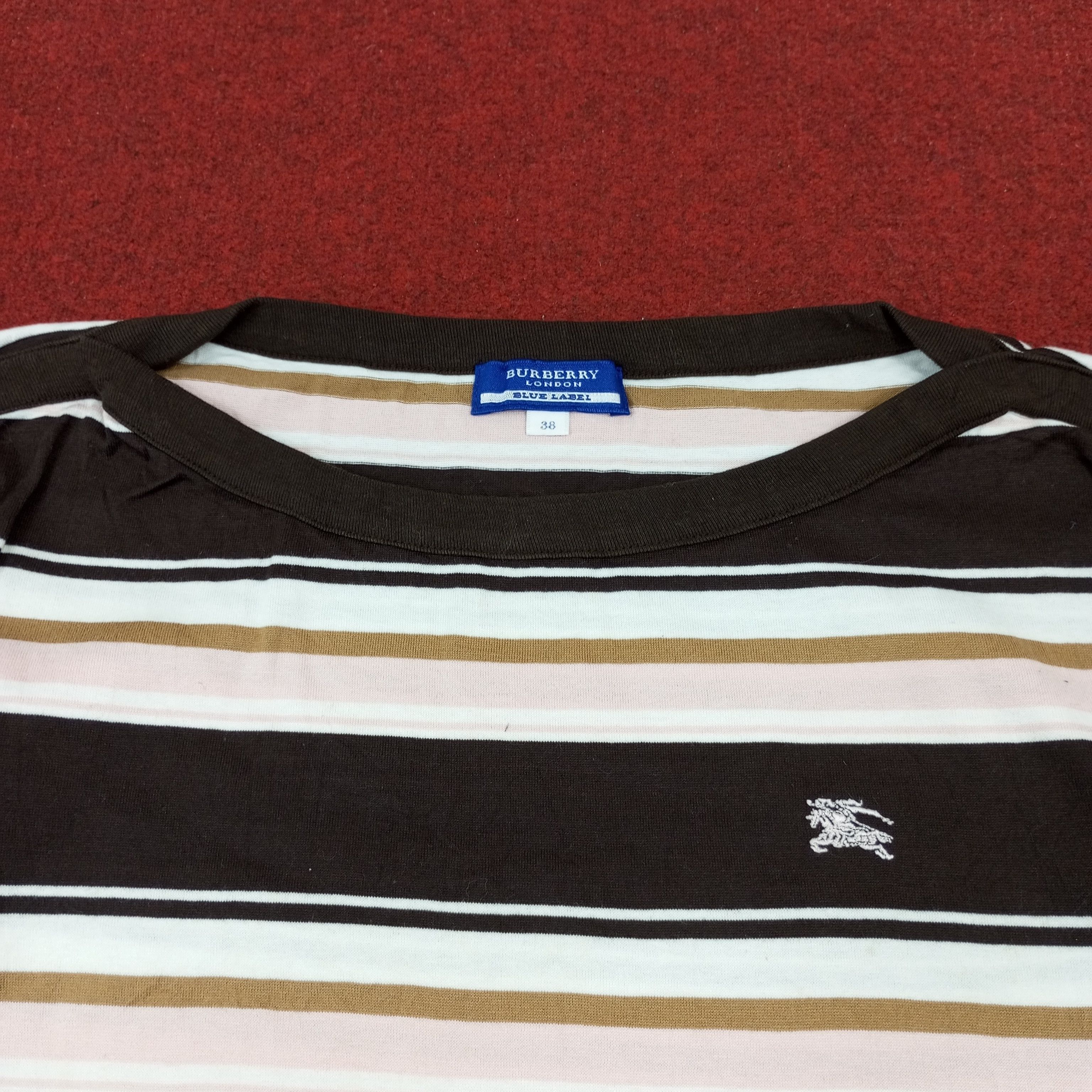 Burberry × Vintage Burberry London Blue Label Fashion Brand Tshirt Size US XS / EU 42 / 0 - 2 Thumbnail