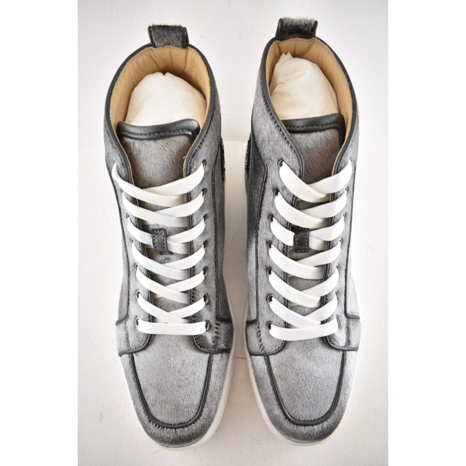 Christian Louboutin Christian Louboutin Mens Rantus Orlato Flat Silver Pony High Size US 11 / EU 44 - 8 Thumbnail
