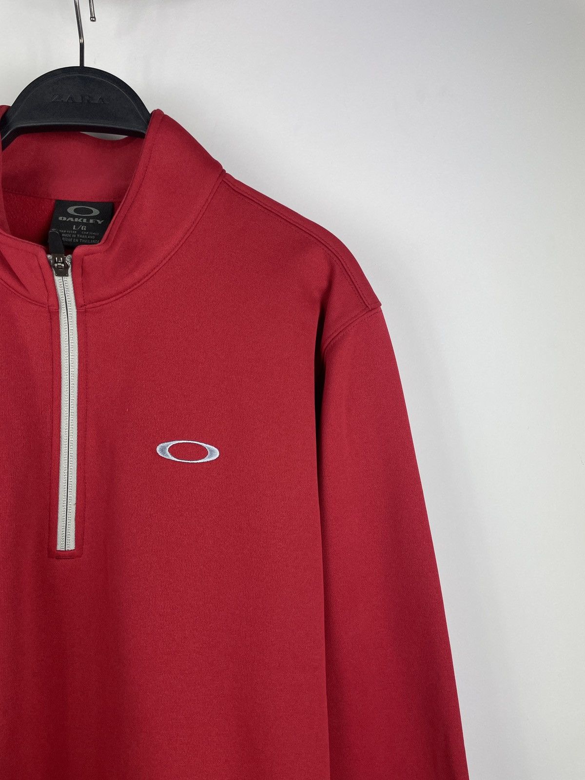 Oakley × Vintage Vintage Oakley 1/4 Zip Sweatshirt Size US L / EU 52-54 / 3 - 3 Thumbnail
