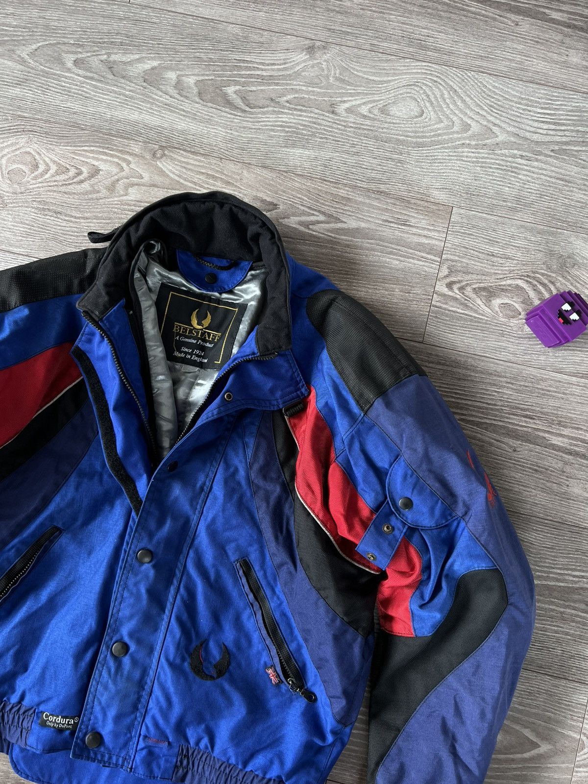 Belstaff Vintage Racing Belstaff 90s 2 in 1 Cordura Big Logo Jacket Size US L / EU 52-54 / 3 - 11 Thumbnail