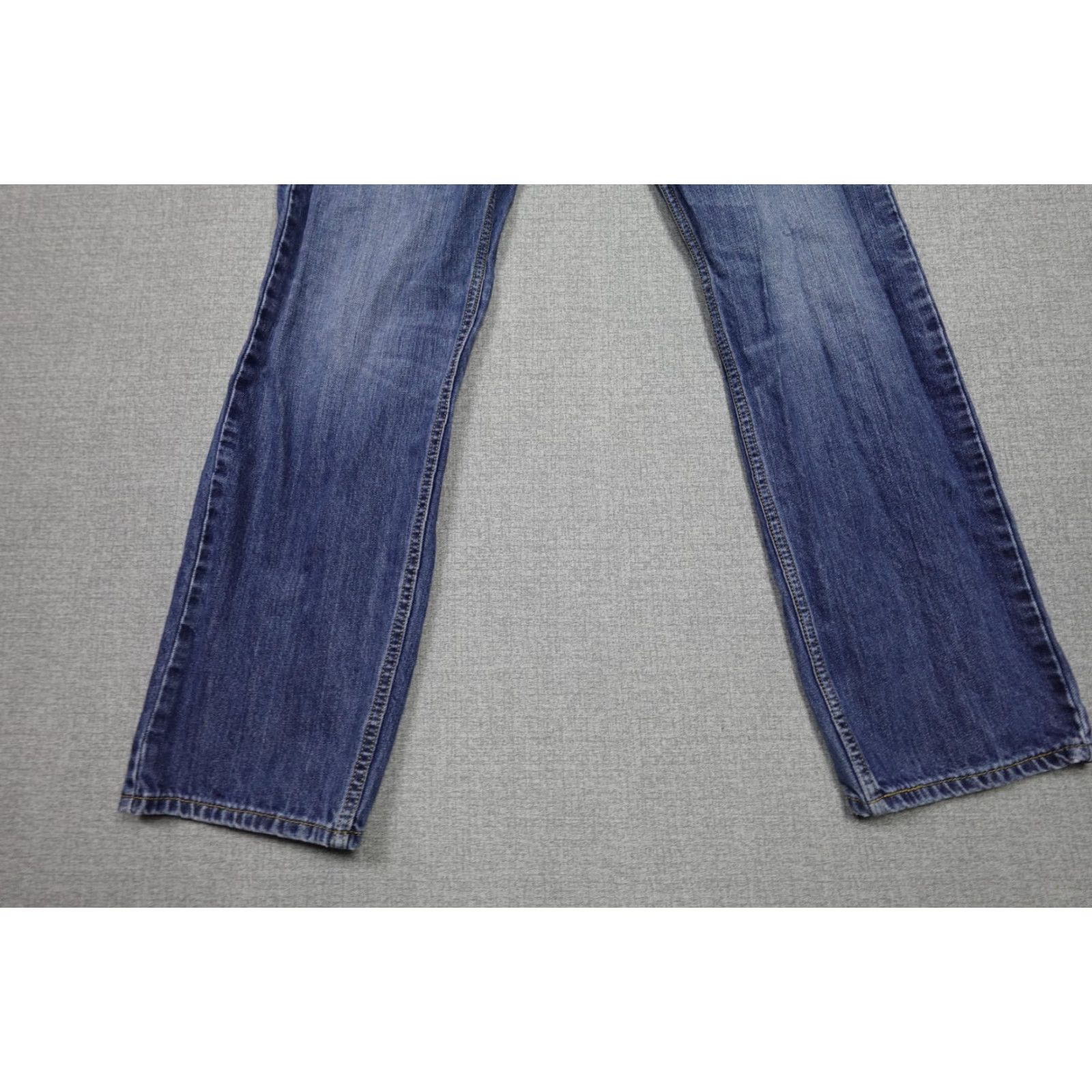 Levi's Levi's 505 Jeans Mens 36x32 Blue Regular Fit Western Cowboy Rancher Dark Wash Jeans Men 36 Regular Blue Cowboy Western 505 Mens Size US 36 / EU 52 - 3 Thumbnail