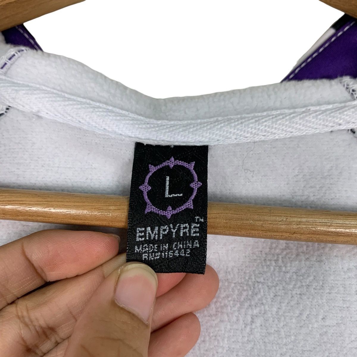 Empyre EMPYRE Striped Zipper Hoodies Sweatshirt #1249-C56 Size US L / EU 52-54 / 3 - 17 Thumbnail