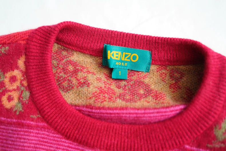 Kenzo KENZO Red striped knit sweater Size S / US 4 / IT 40 - 8 Thumbnail