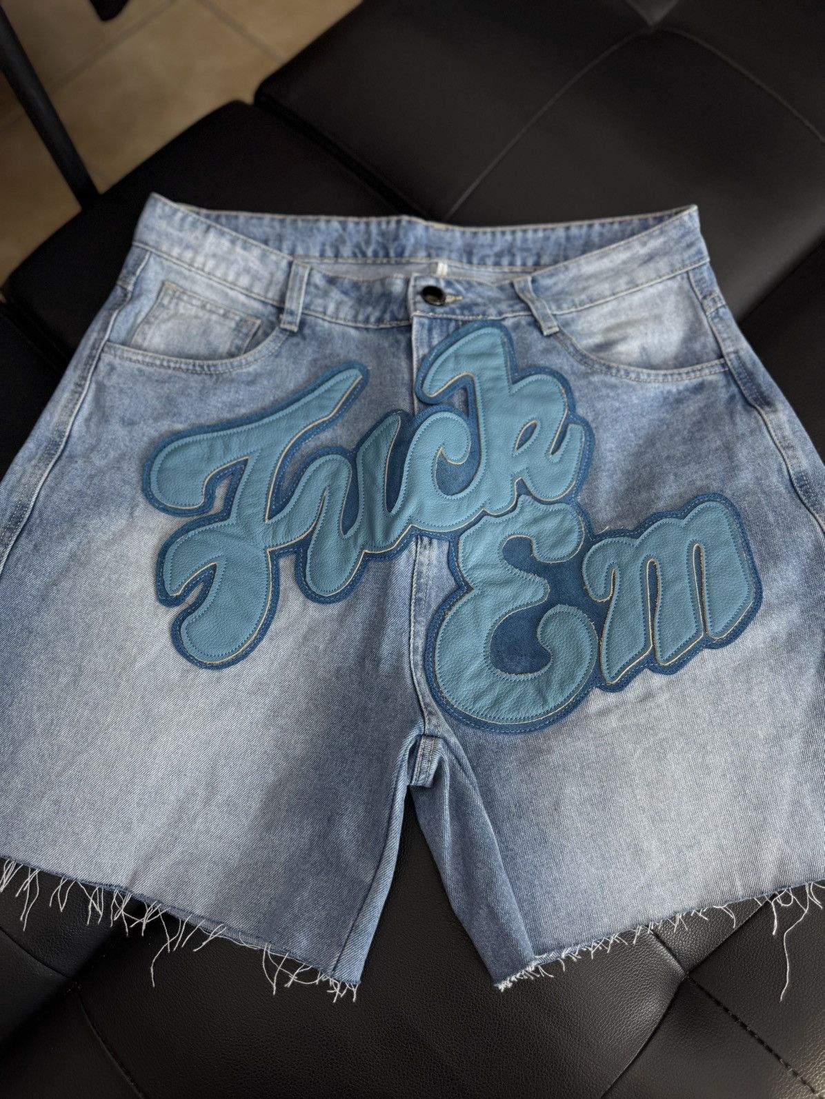 Other Fuck EM Denim Shorts Size 32 Brand New Size US 32 / EU 48 - 1 Thumbnail