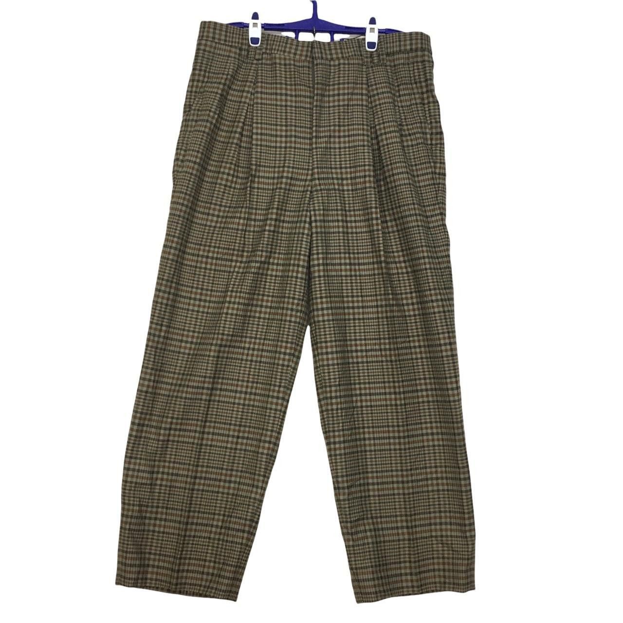 Vintage Vtg JULIUS The Original Plaid Long Pants Trousers Casual Size US 32 / EU 48 - 1 Thumbnail