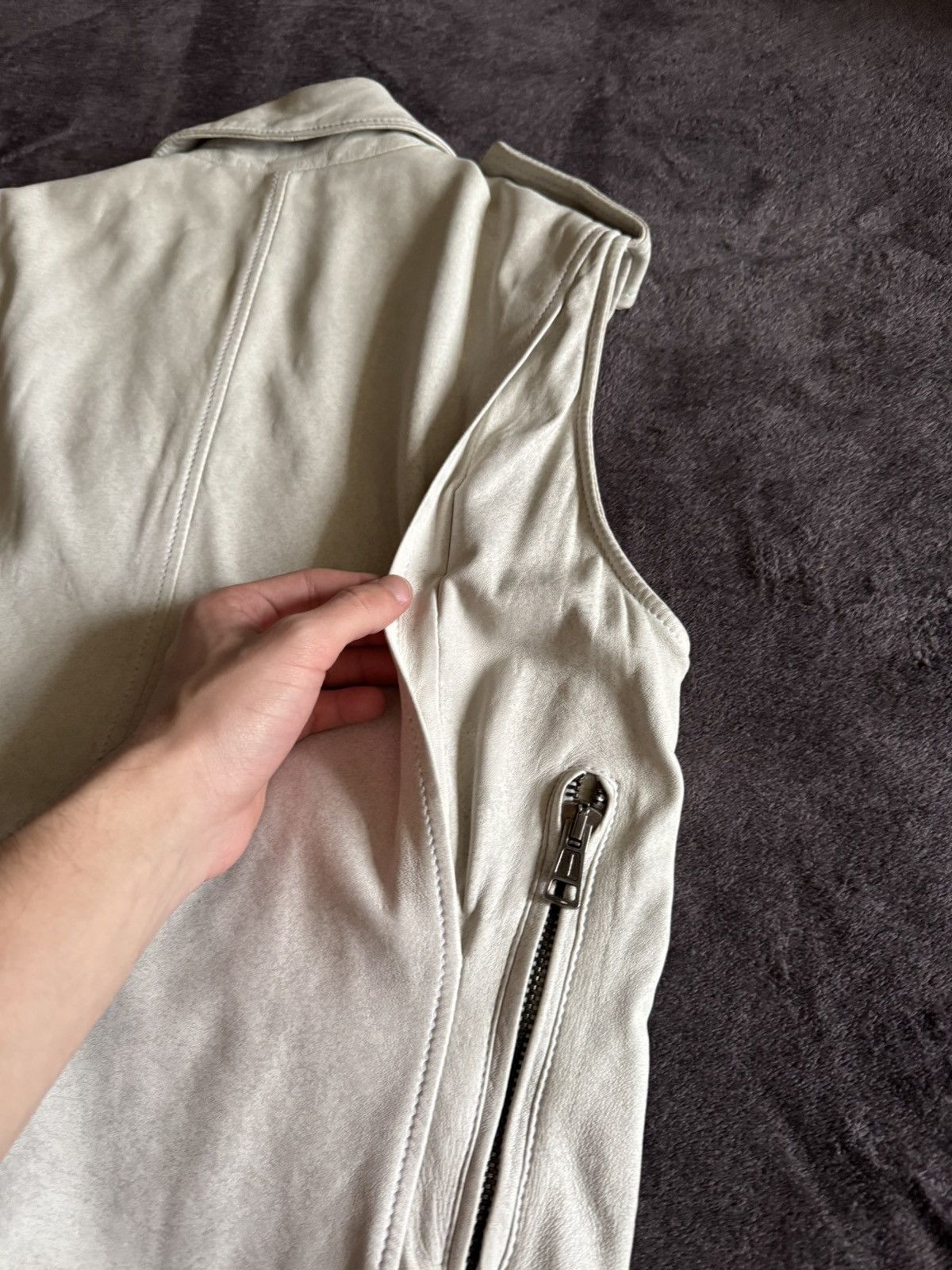 Japanese Brand R13 leather vest calfskin vintage y2k opium Size US M / EU 48-50 / 2 - 22 Thumbnail
