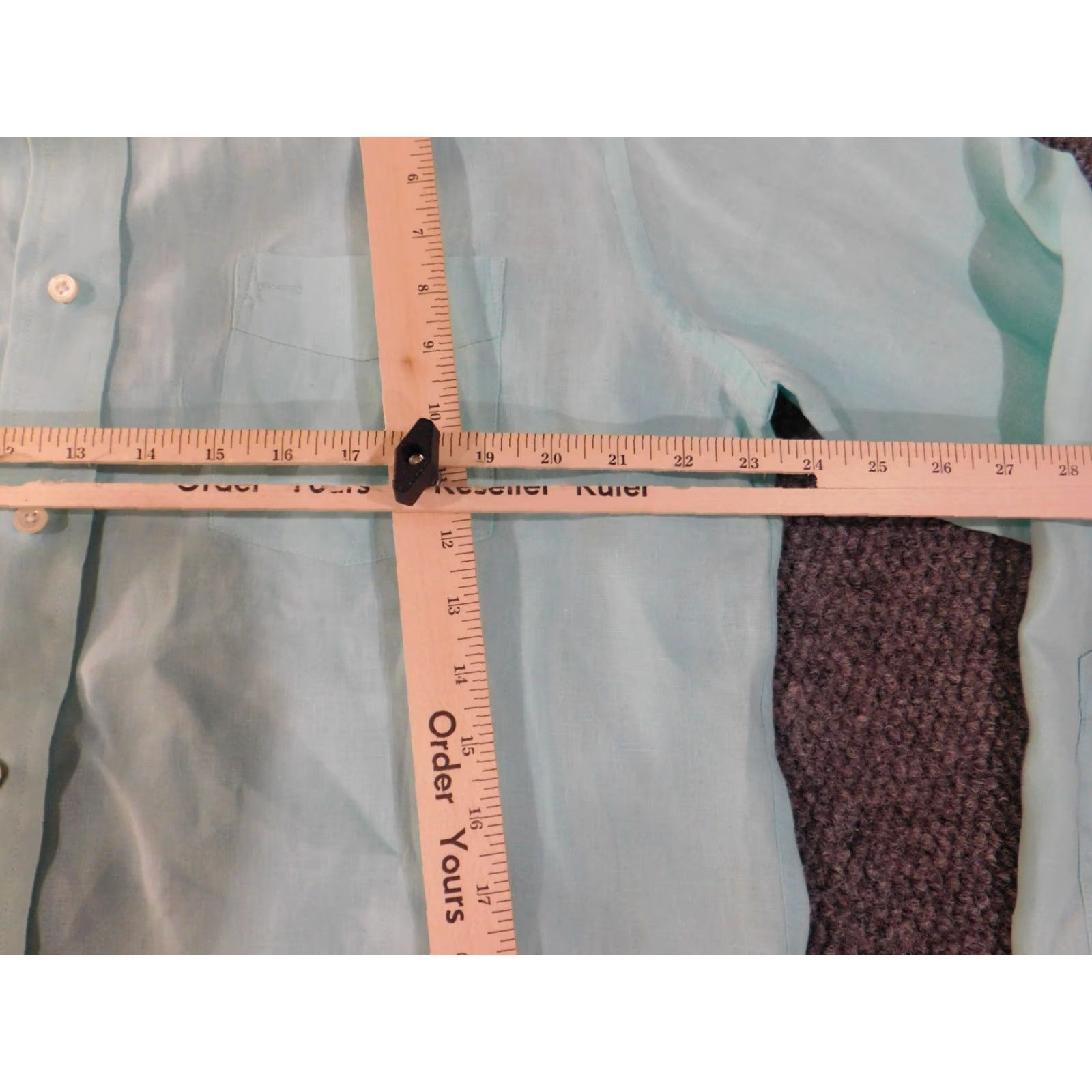 Faconnable Façonnable Shirt Large Blue Mens casual classic Button-Up Size US L / EU 52-54 / 3 - 6 Thumbnail