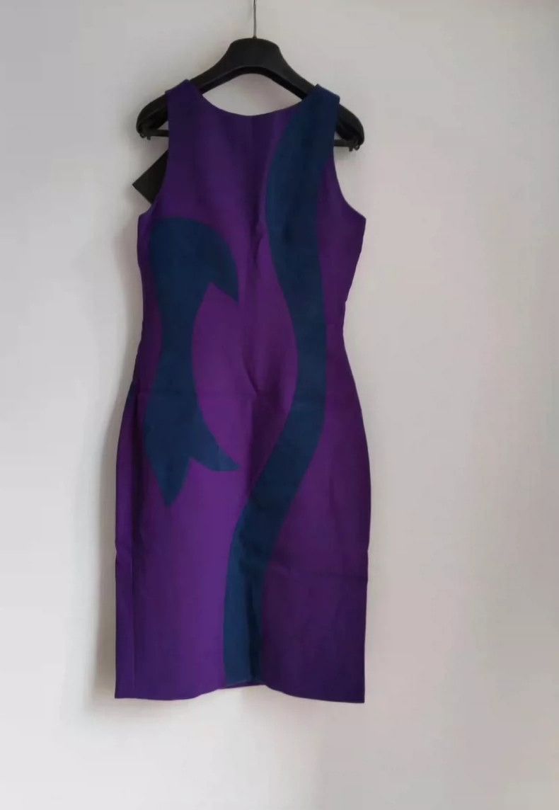 Versace Versace Romantic purple wool dress Size M / US 6-8 / IT 42-44 - 6 Thumbnail