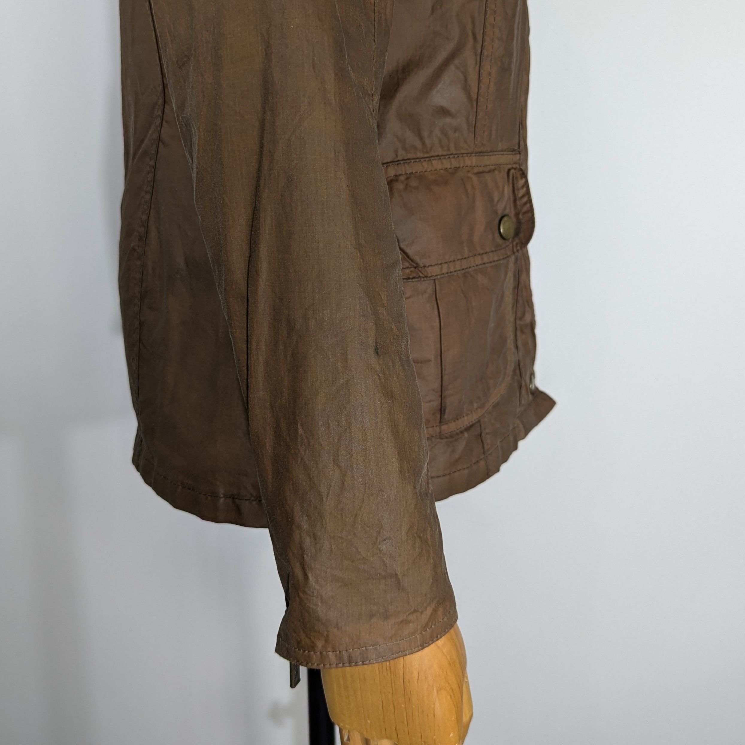 Barbour Barbour Emma Waxed Women's Jacket Brown Waxed Cotton Size S / US 4 / IT 40 - 11 Thumbnail