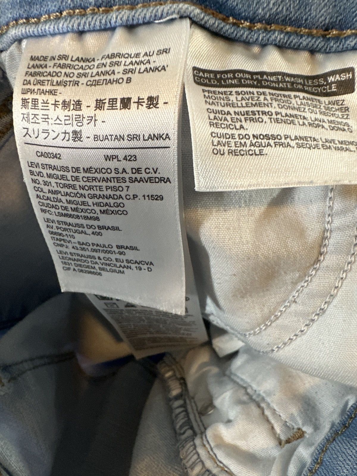 Levi's LEVI’S 711 SKINNY WOMEN'S JEANS Size 25" / US 0 / IT 36 - 12 Thumbnail