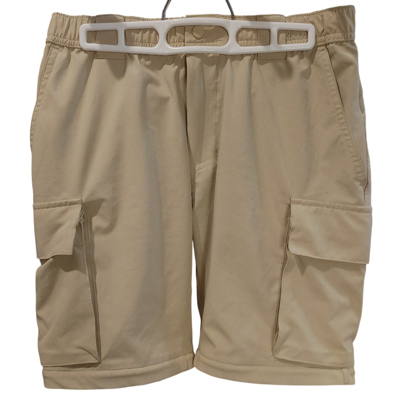 Other Fiedler Bonobos Men's S Beige Stretch Waist Cargo Shorts Size US 28 / EU 44 - 1 Thumbnail
