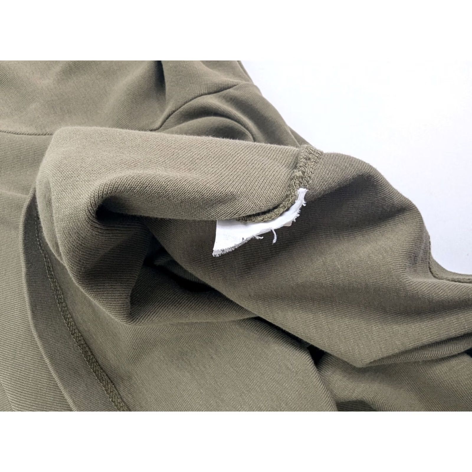 J.Crew J.CREW Shirt Womens 2X Olive Green V-Neck Long Sleeve Casual Preppy Slimming Knit Cotton"} Size XXL / US 16-18 / IT 52-54 - 7 Thumbnail