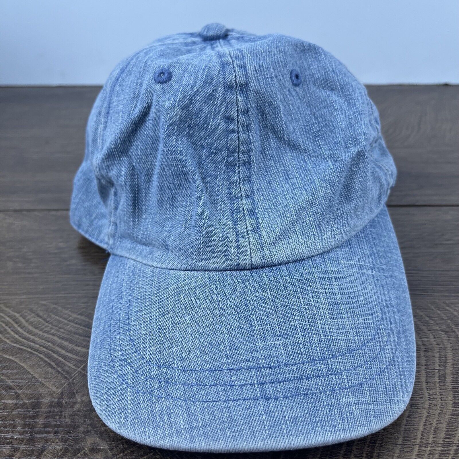 Other Light Blue Jean Hat Blue Cap Adjustable Blue Adult Size Hat Size ONE SIZE - 1 Thumbnail