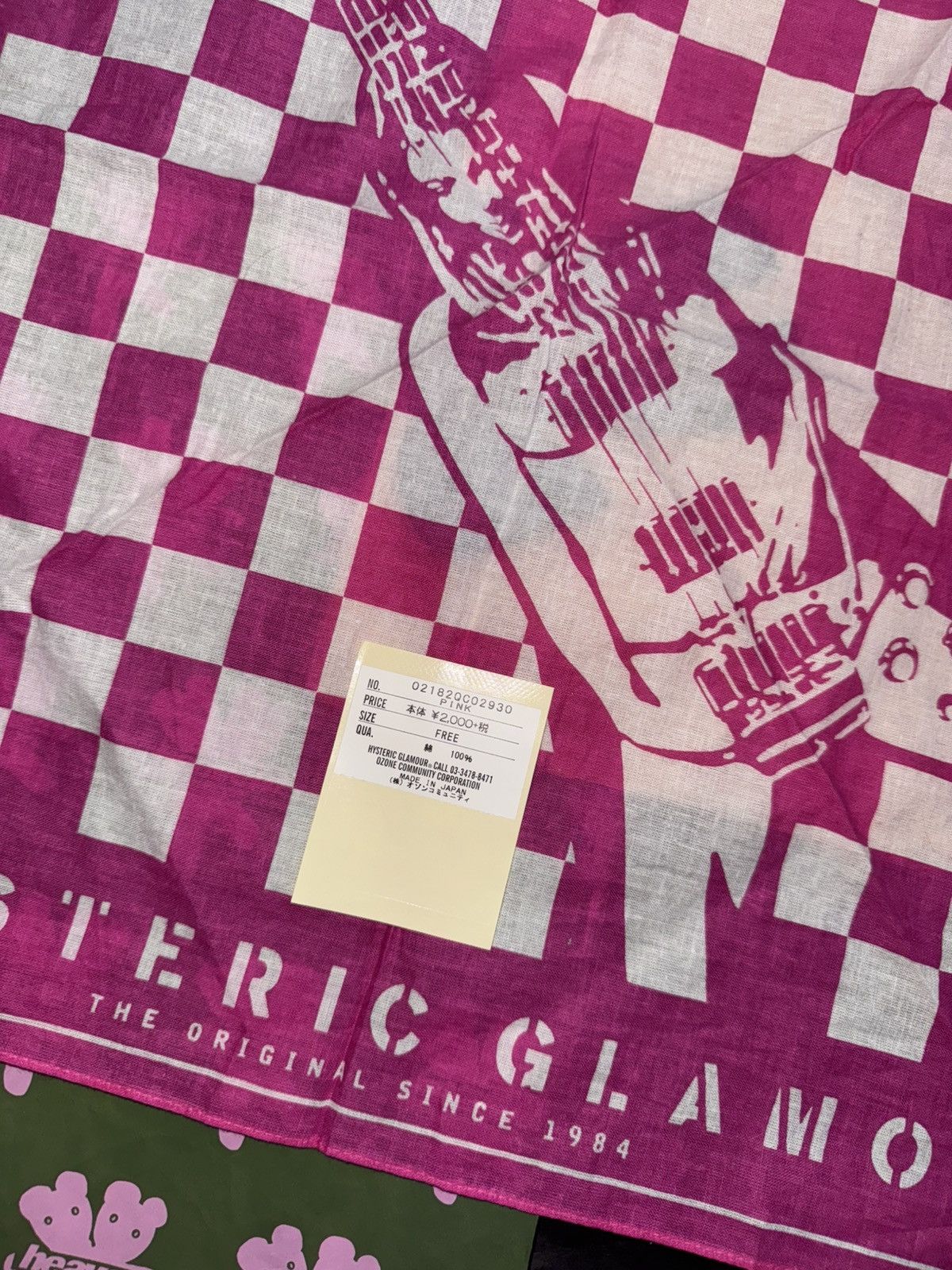 Hysteric Glamour HYSTERIC GLAMOUR GUITAR GIRL F - PINK Size ONE SIZE - 4 Thumbnail